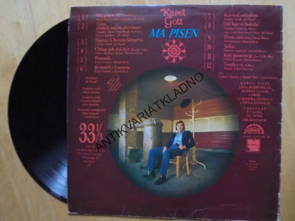 KAREL GOTT, MÁ PÍSEŇ, LP