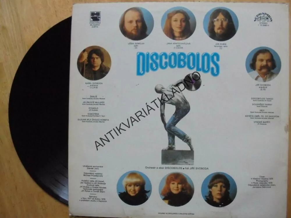 GRAMODESKA - DISCOBOLOS, SEMELKA,SVOBODA,KRATOCHVÍLOVÁ