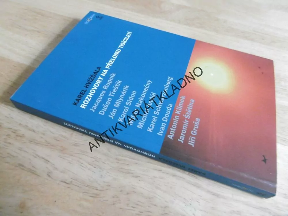 ROZHOVORY NA PŘELOMU TISÍCILETÍ, KAREL HVÍŽĎALA, **an