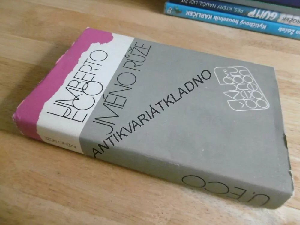 JMÉNO RŮŽE, UMBERTO ECO, **an