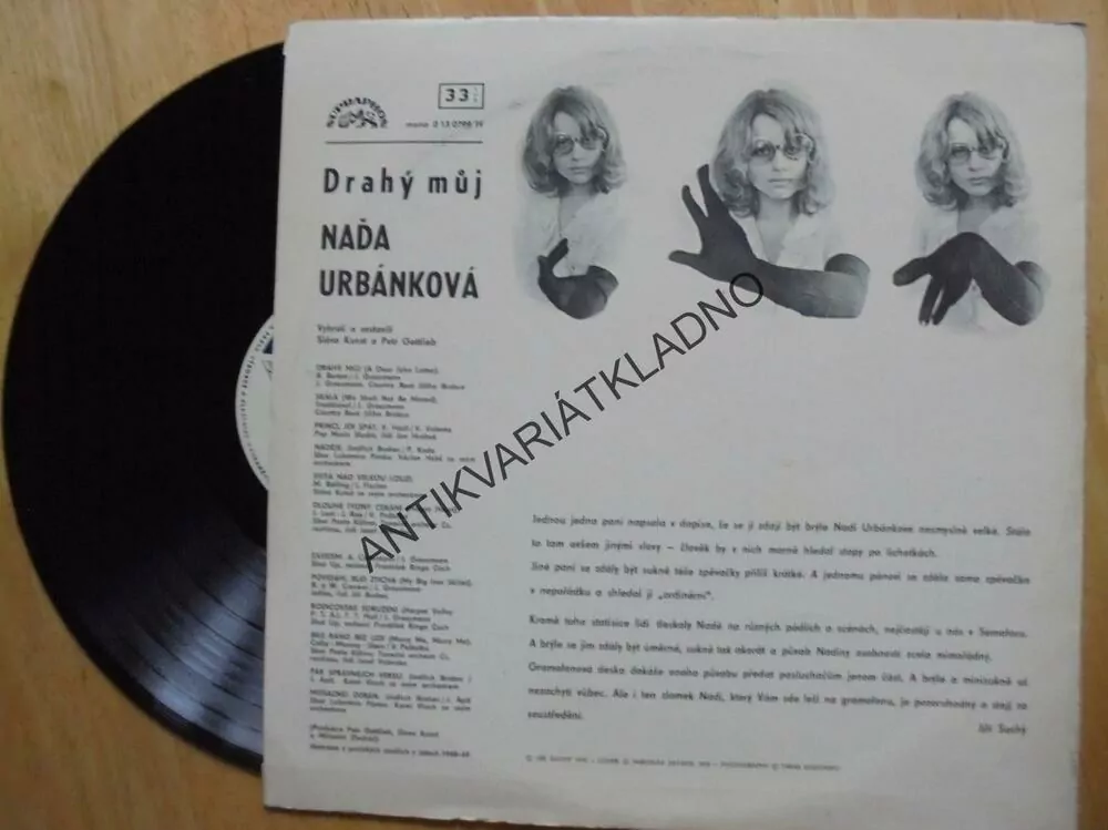 GRAMODESKA - NAĎA URBÁNKOVÁ, DRAHÝ MŮJ