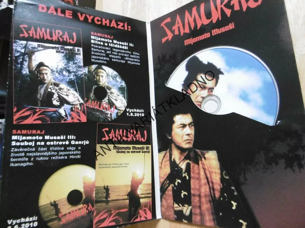 SAMURAJ, MIJAMOTO MUSAŠI, DVD FILM
