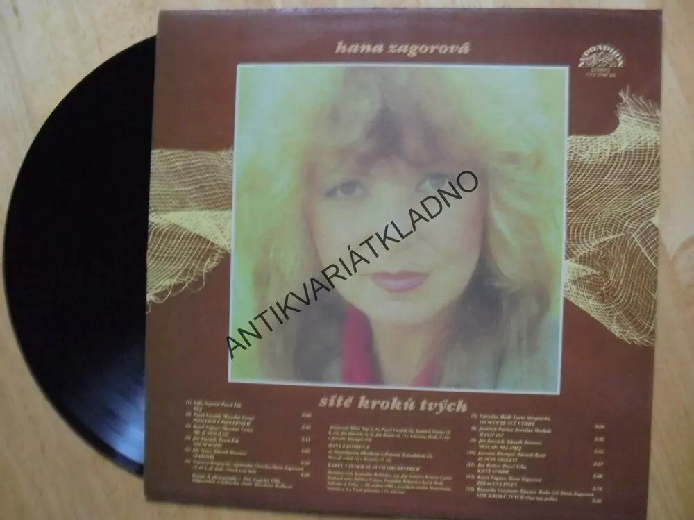 SÍTĚ KROKŮ TVÝCH, HANA ZAGOROVÁ, GRAMODESKA 