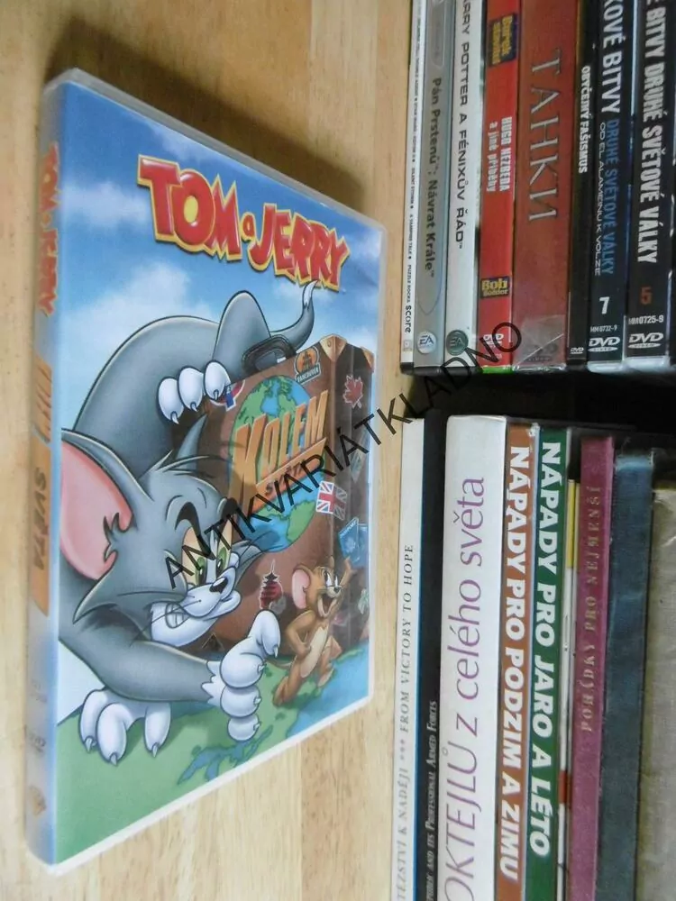 TOM A JERRY, KOLEM SVĚTA, DVD FILM