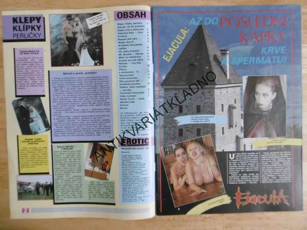 EROTIC MAGAZÍN PRO MUŽE I ŽENY 12/1993