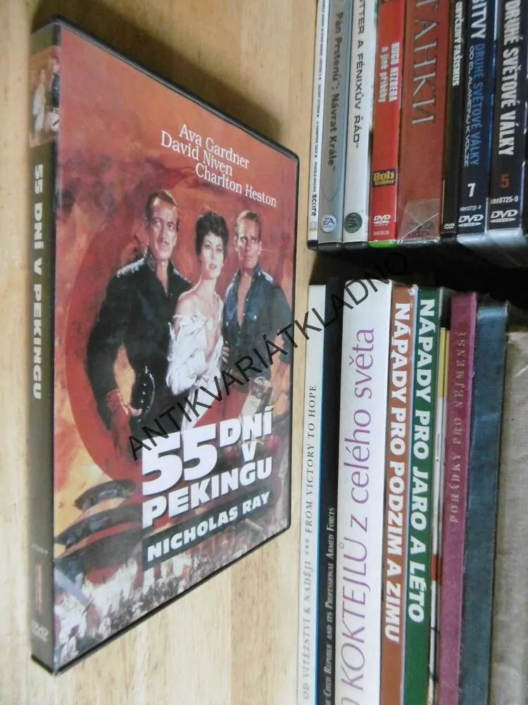 55 DNÍ V PEKINGU, NIVEN, HESTON, GARDNER, DVD FILM