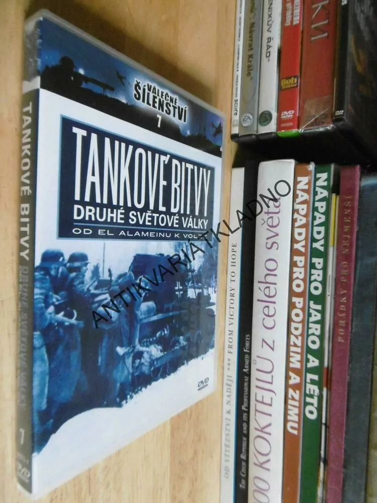 TANKOVÉ BITVY DRUHÉ SVĚTOVÉ VÁLKY, VÁLEČNÉ ŠÍLENSTVÍ 7., DOKUMENT DVD FILM 2.SVĚT.VÁLKA