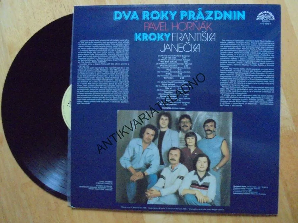 DVA ROKY PRÁZDNIN, HORŇÁK, KROKY, LP