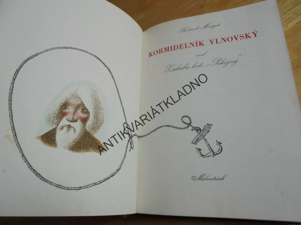 KORMIDELNÍK VLNOVSKÝ ANEB ZÁHUBA LODI, MARRYAT,TRNKA