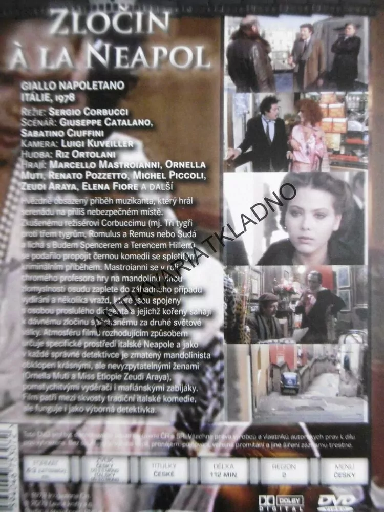 ZLOČIN A LA NEAPOL, DVD FILM 