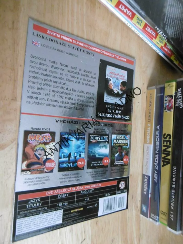 LÁSKA DOKÁŽE STAVĚT MOSTY, DVD FILM