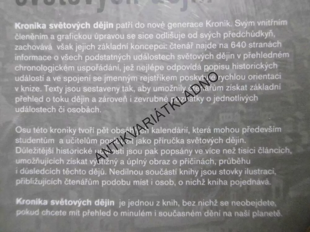 KRONIKA SVĚTOVÝCH DĚJIN, **an
