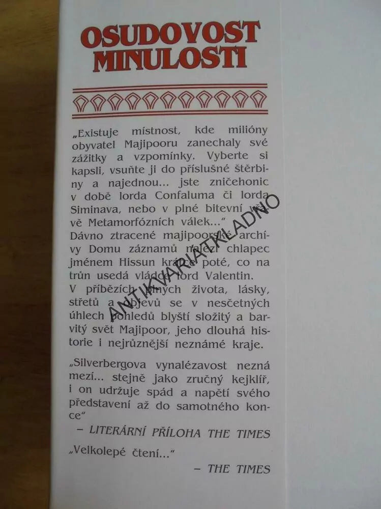 MAJIPORSKÉ KRONIKY, ROBERT SILVERBERG, **an