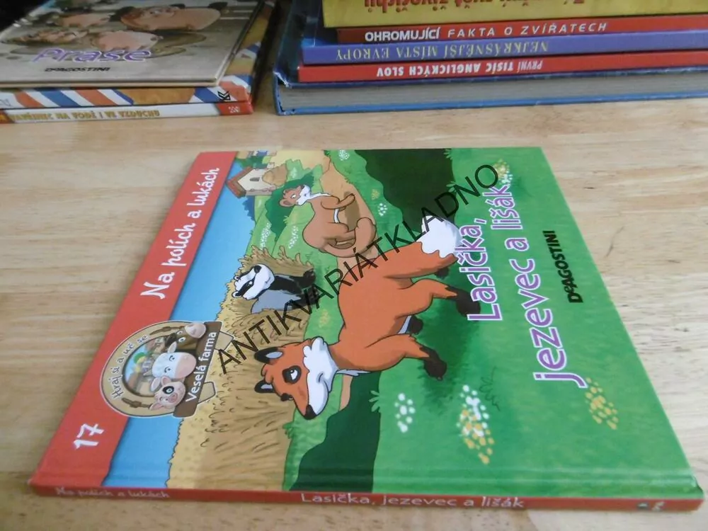 LASIČKA, JEZEVEC A LIŠÁK, NA POLÍCH A LUKÁCH, EDICE VESELÁ FARMA, **an