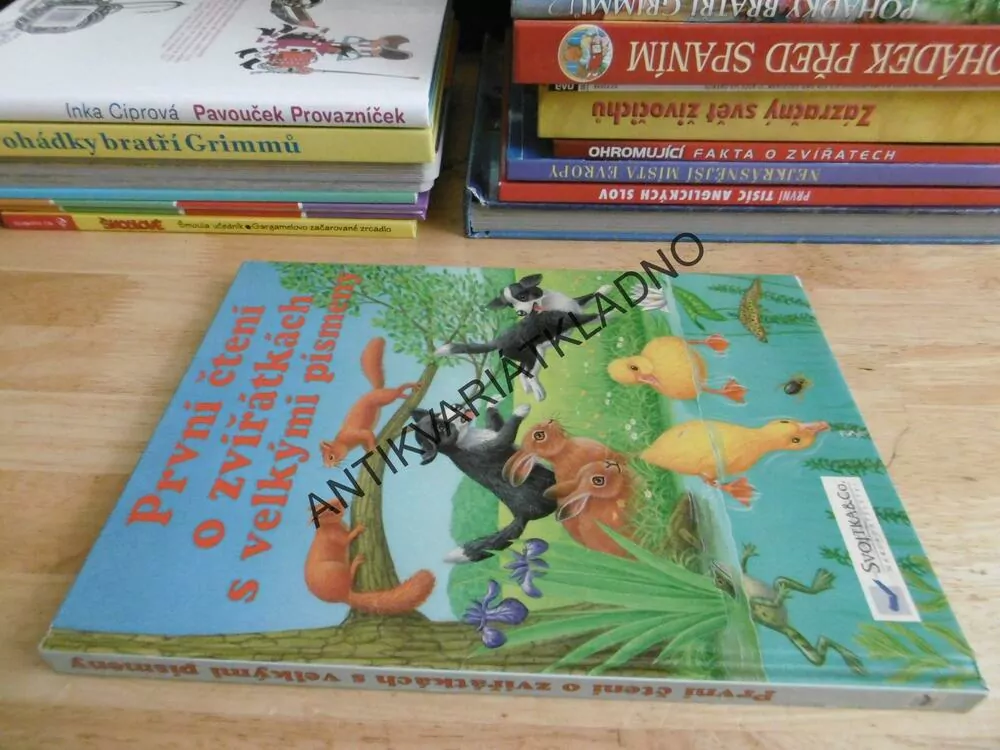 PRVNÍ ČTENÍ O ZVÍŘÁTKÁCH S VELKÝMI PÍSMENY, **an