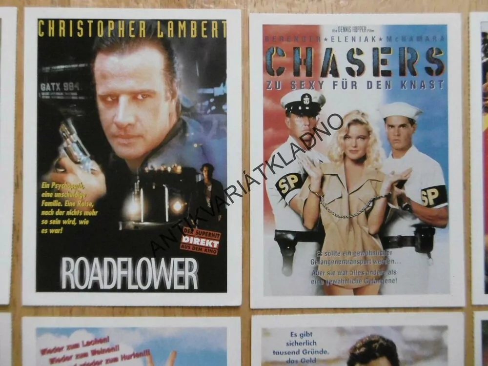 FILM. KARTIČKY, NĚMECKO, ČASOPIS VIDEO PLUS, 20KS