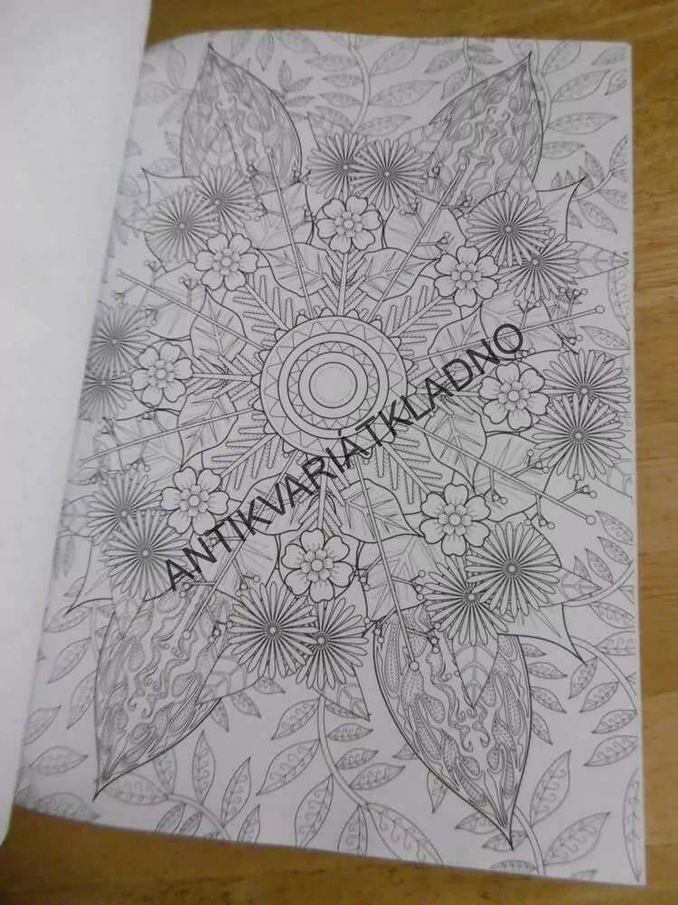MŮJ ZÁZRAK V ZAHRÁDCE, OMALOVÁNKY PRO DOSPĚLÉ, **an