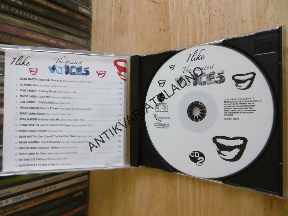 I LIKE THE GREATEST VOICES,2., CD HUDBA