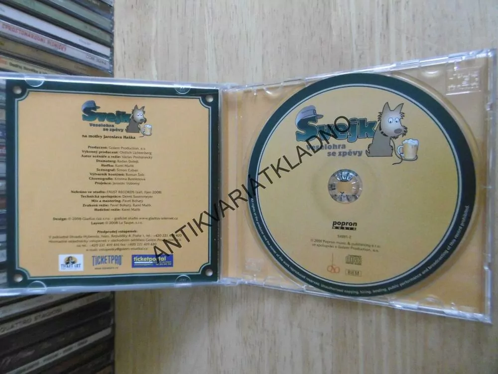 HITY Z VESELOHRY ŠVEJK, POSTRÁNECKÝ, CD HUDBA