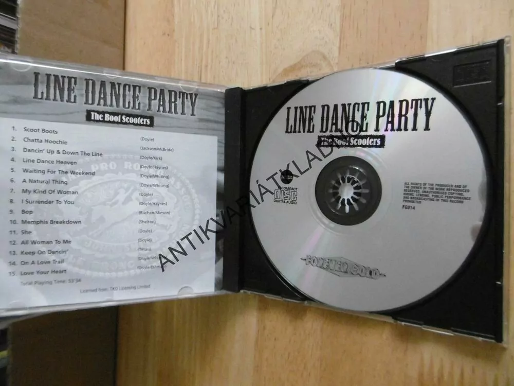 LINE DANCE PARTY, CANADIAN PRO RODEO ASSOC, JOHN SMITH, CD HUDBA
