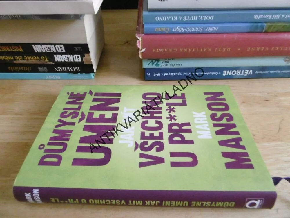 DŮMYSLNÉ UMĚNÍ JAK MÍT VŠECHNO U PRDELE, MARK MANSON, **an