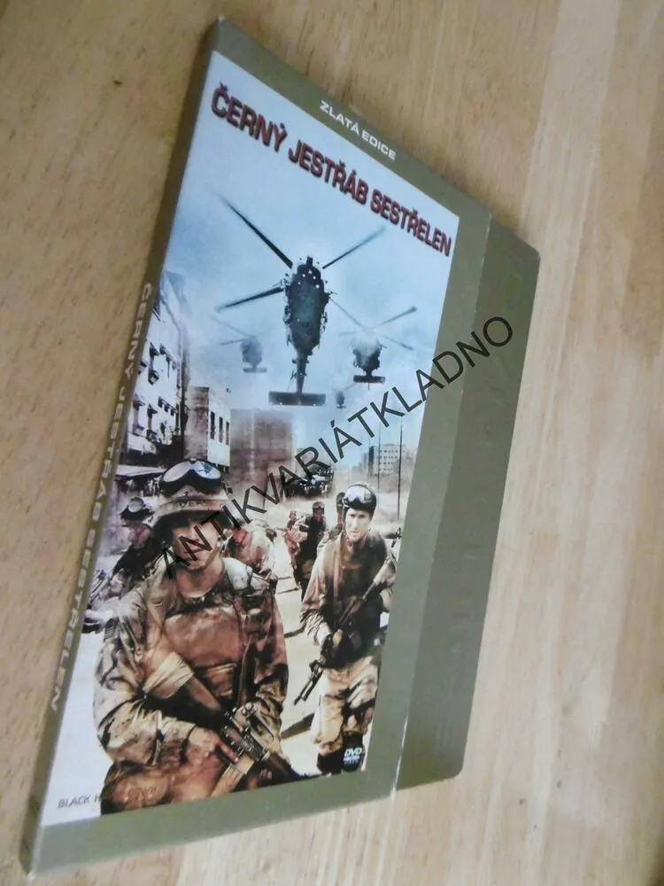 ČERNÝ JESTŘÁB SESTŘELEN, DVD FILM