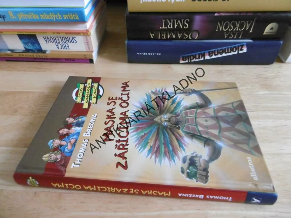 MASKA SE ZÁŘÍCÍMA OČIMA, ČTYŘI KAMARÁDI V AKCI, THOMAS BREZINA, **an