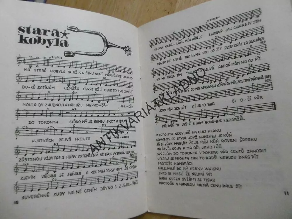 TRAMPSKÉ PÍSNIČKY WABIHO RIVOLY, ZPĚVNÍK, NOTY, TEXTY