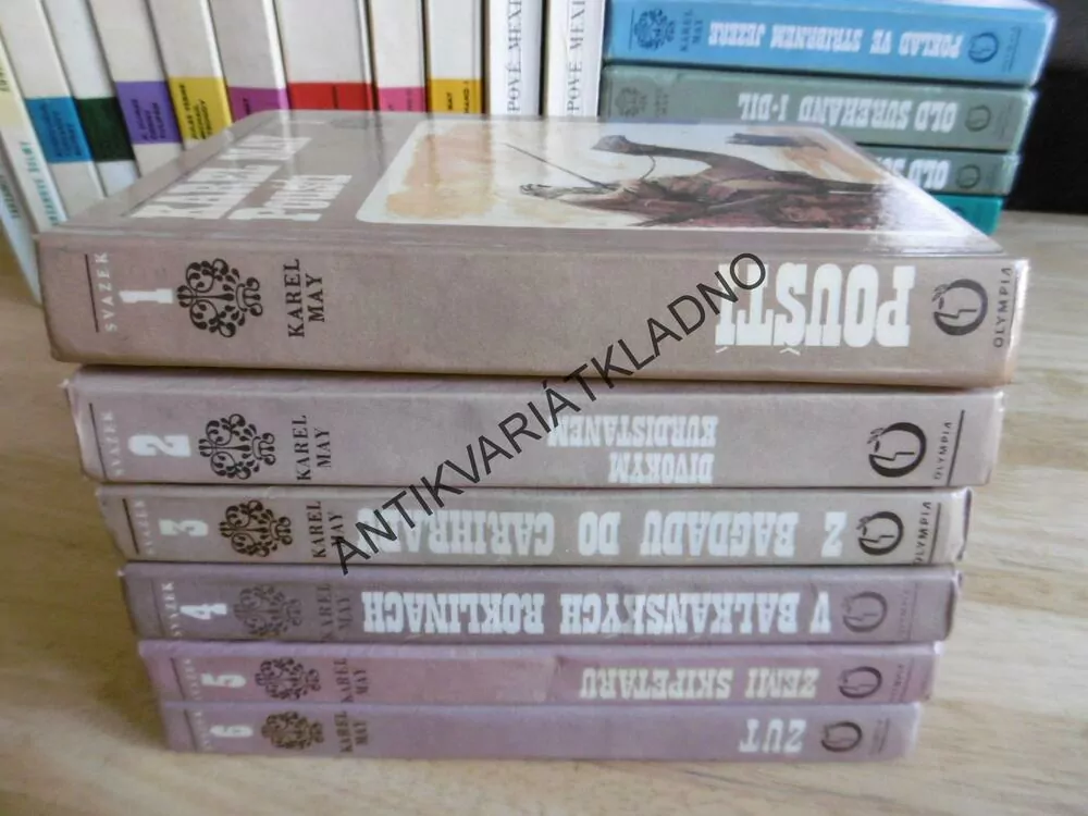 VE STÍNU PADIŠÁHA 1-6, KAREL MAY, KRUM, 1970, **an
