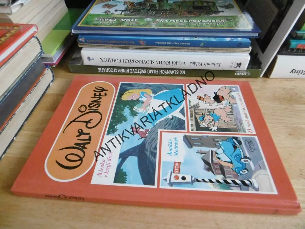 ALENKA V KRAJI DIVŮ, AUTÍČKO MODRÁSEK, O TŘECH MALÝCH PRASÁTKÁCH, POHÁDKY WALT DISNEY,  **an