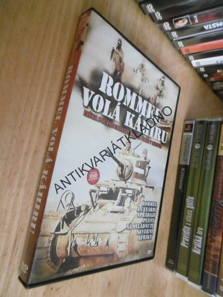 ROMMEL VOLÁ KÁHIRU, DVD FILM