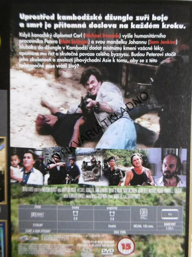VÁLEČNÁ KOŘIST, MARTIN SHEEN, IRONSIDE, DVD FILM 2.SVĚT.VÁLKA