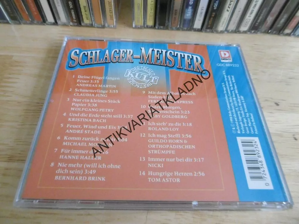 SCHLAGER-MEISTER, CD HUDBA