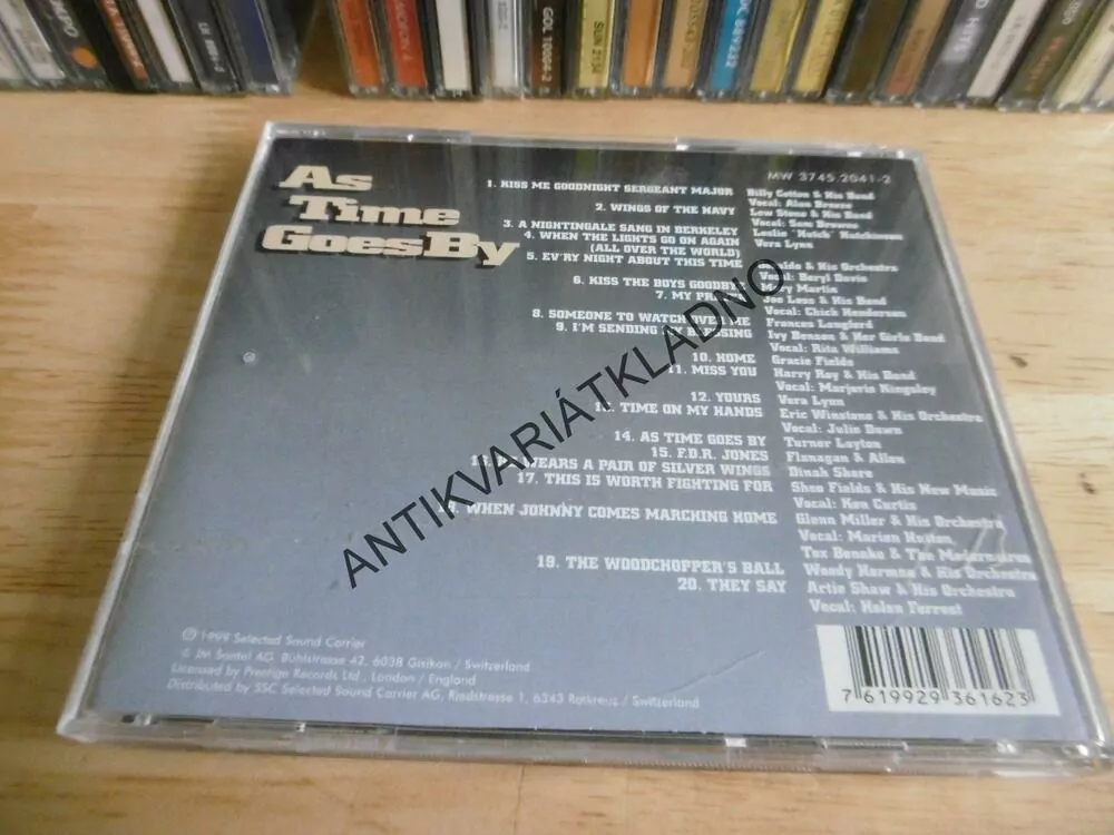 AS TIME GOES BY, CD HUDBA