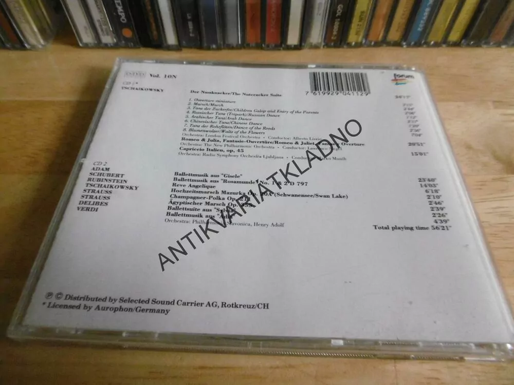 FAMOUS BALLET MUSIC, CD HUDBA