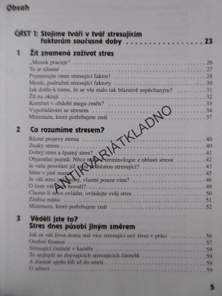 JAK ZVLÁDNOUT STRES, JEFF DAVIDSON **an