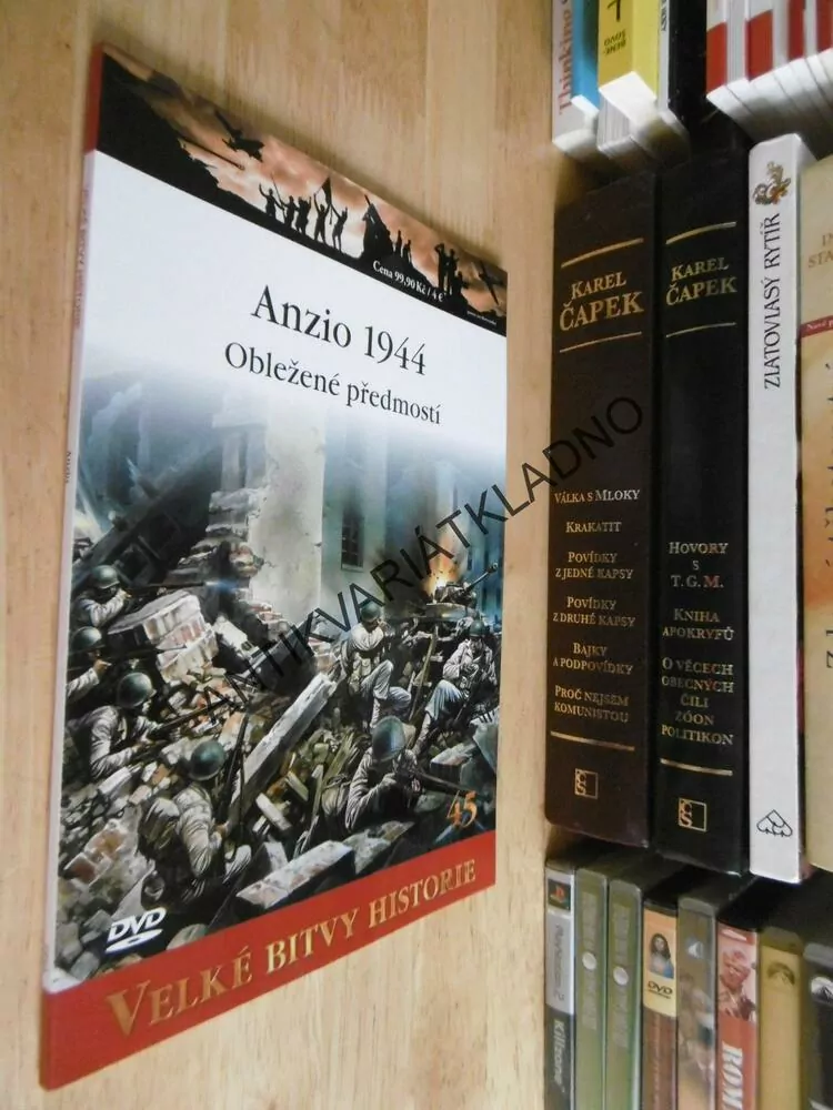 ANZIO 1944, OBLEŽENÉ PŘEDMOSTÍ, VELKÉ BITVY HISTORIE 45, VÁLKA, **an