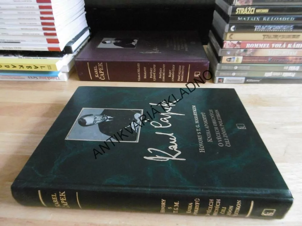 HOVORY S T. G. MASARYKEM, KNIHA APOKRYFŮ, O VĚCECH OBECNÝCH ČILI ZÓON POLITIKON, KAREL ČAPEK, **an