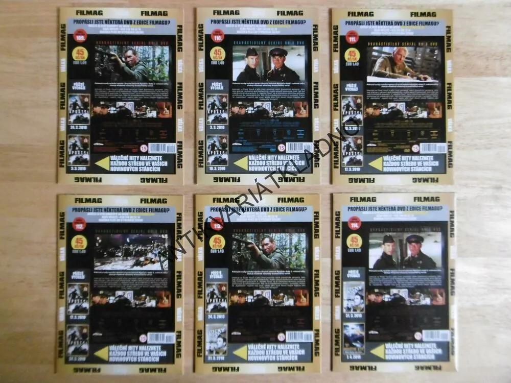 APOŠTOL, 1-6, DVD FILM SVĚT.VÁLKA