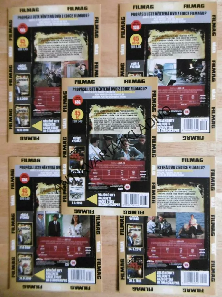 LIKVIDACE, 1-5, DVD FILM SVĚT.VÁLKA