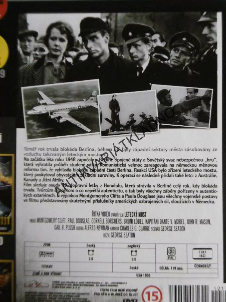 LETECKÝ MOST, DVD FILM SVĚT.VÁLKA