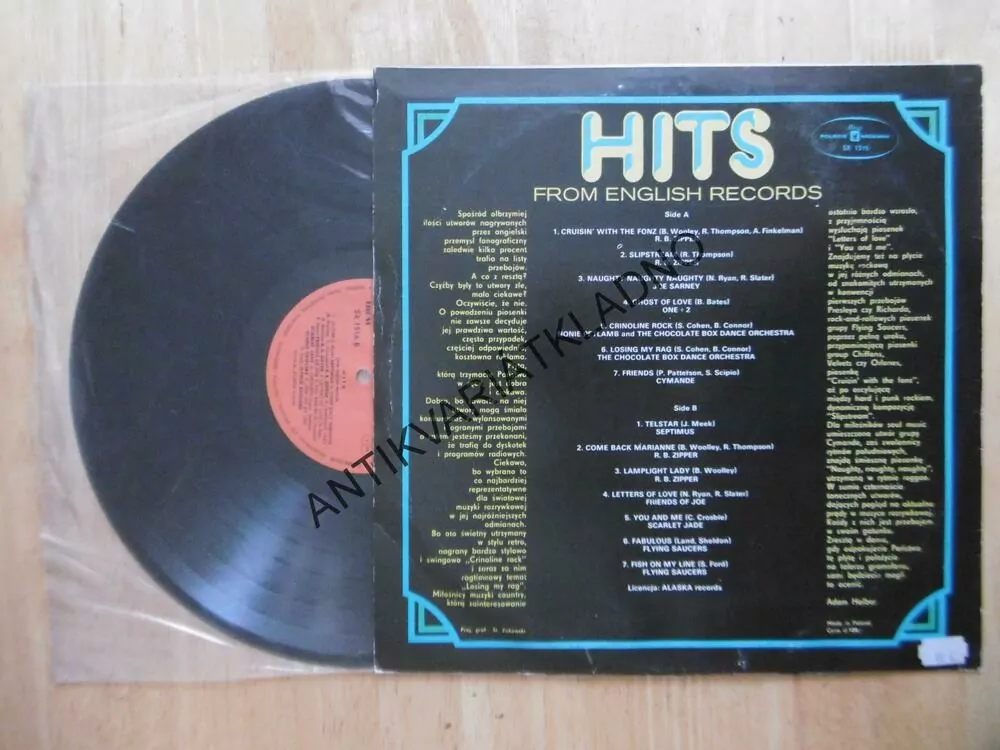 HITS FROM ENGLISH RECORDS