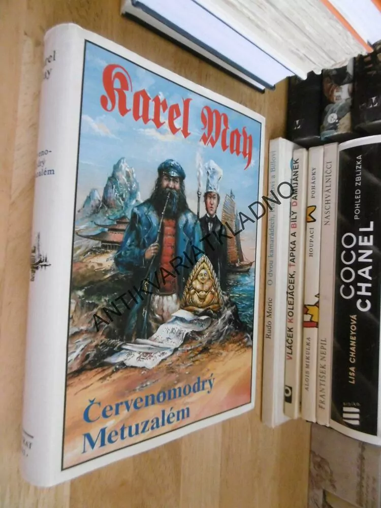 ČERVENOMODRÝ METUZALÉM, KAREL MAY, **an