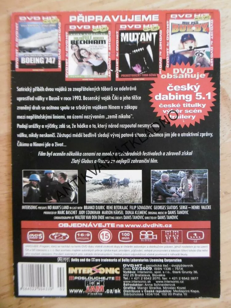 ZEMĚ NIKOHO, DVD FILM