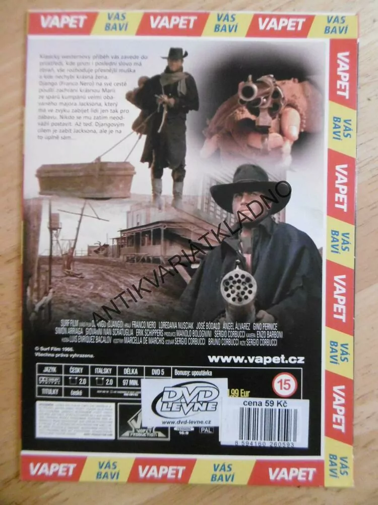 DJANGO, DVD FILM