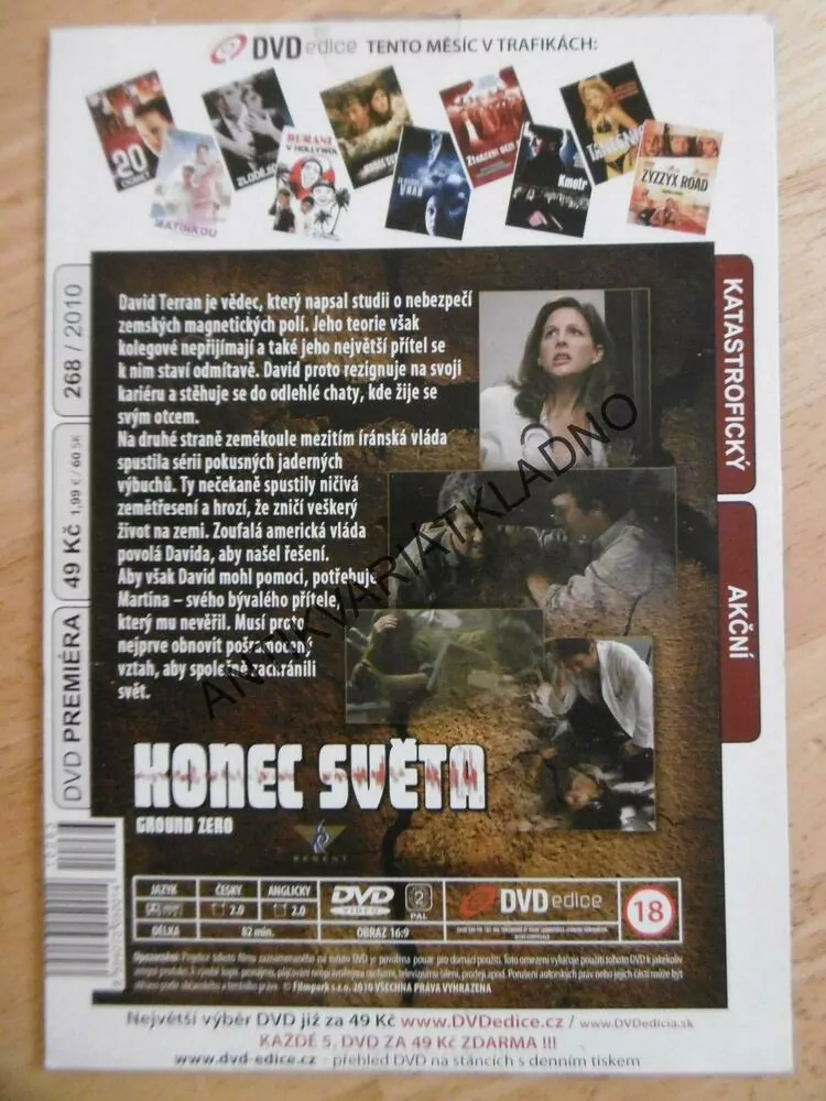KONEC SVĚTA, DVD FILM