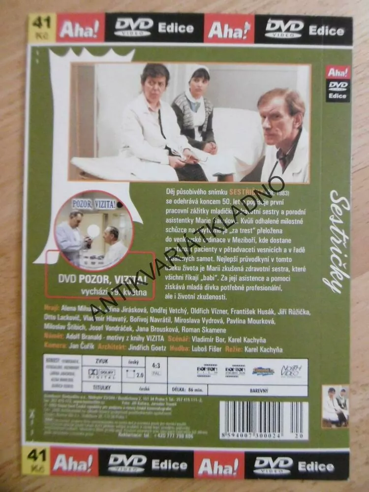 SESTŘIČKY, DVD FILM 
