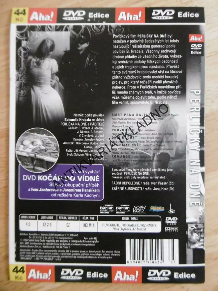 PERLIČKY NA DNĚ, DVD FILM