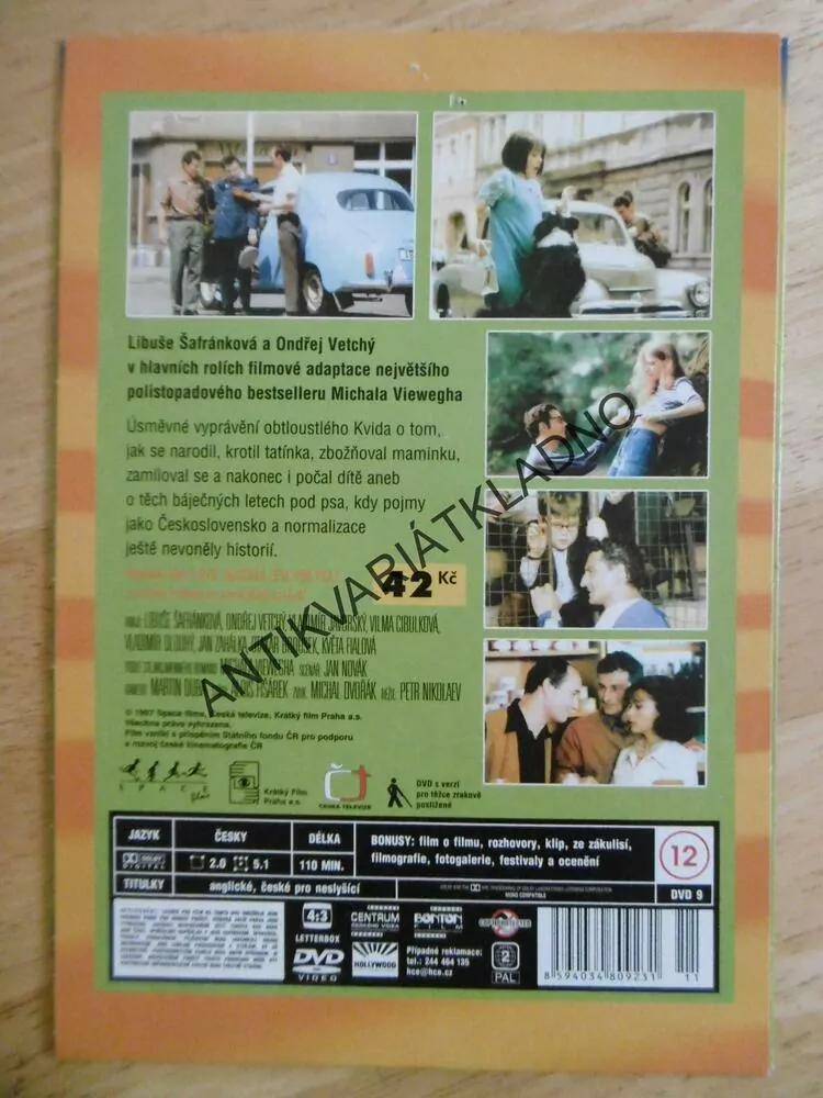 BÁJEČNÁ LÉTA POD PSA, DVD FILM