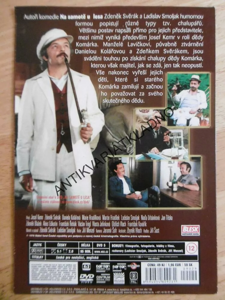 NA SAMOTĚ U LESA, DVD FILM 